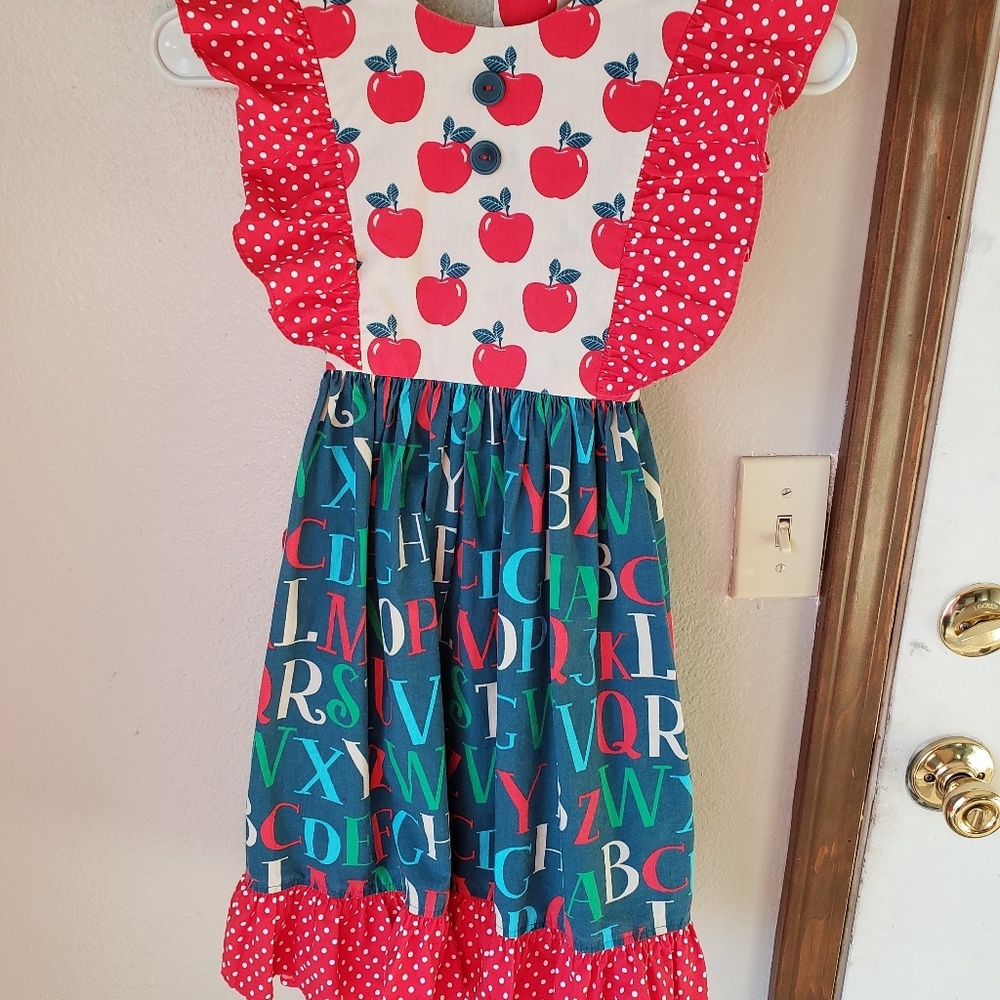 Eleanor Rose Alphabet soup dress